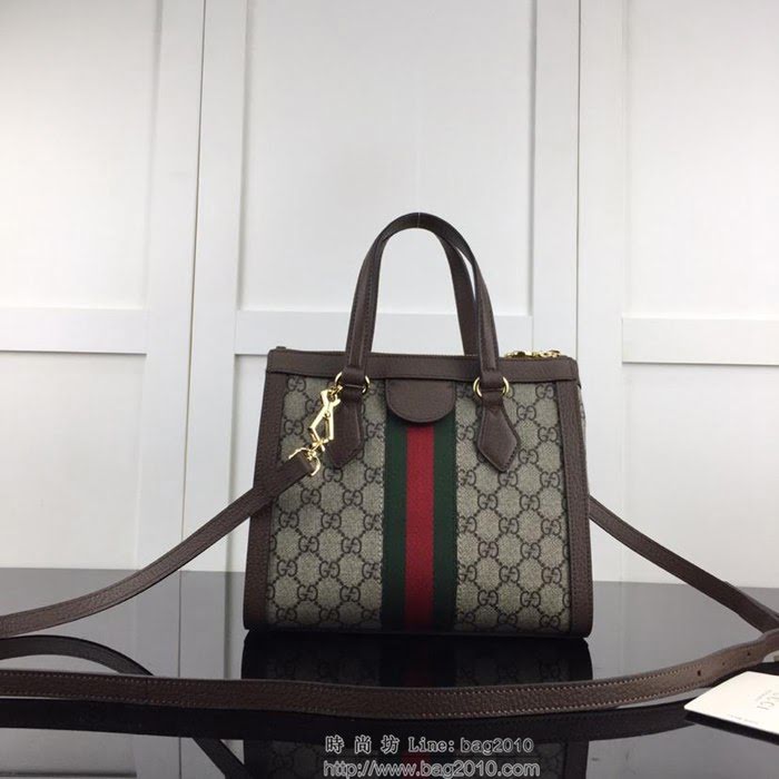 GUCCI古馳 新款 專櫃品質 原單 547551啡 手提 單肩斜挎包 托特包HY1445